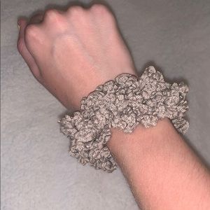 ‼️brand new! tan brown textured scrunchie